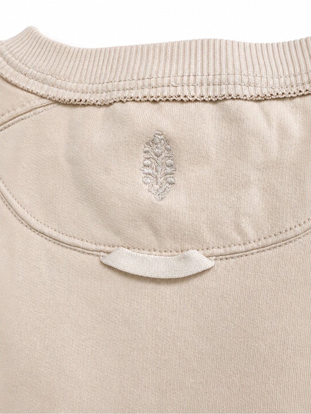 FP Movement Free People Intercept Pullover Sweatshirt Oatmilk Cream EUC - Picture 4 of 7